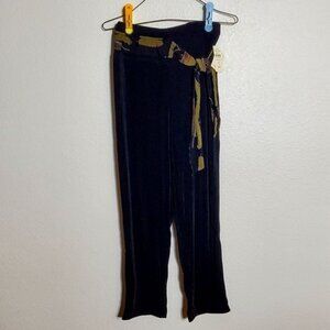 Coldwater Creek Womens Black Travel Knit Pants Size PS Petite Small NWT